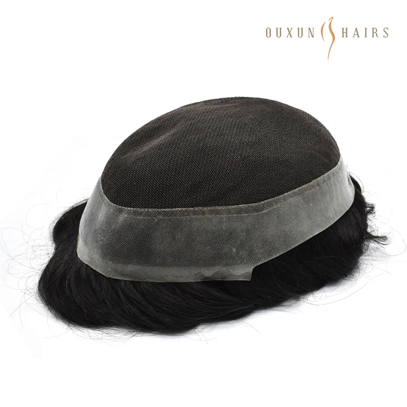1b encaje negro con pu alrededor del peluquín de hombre Australia b (1)