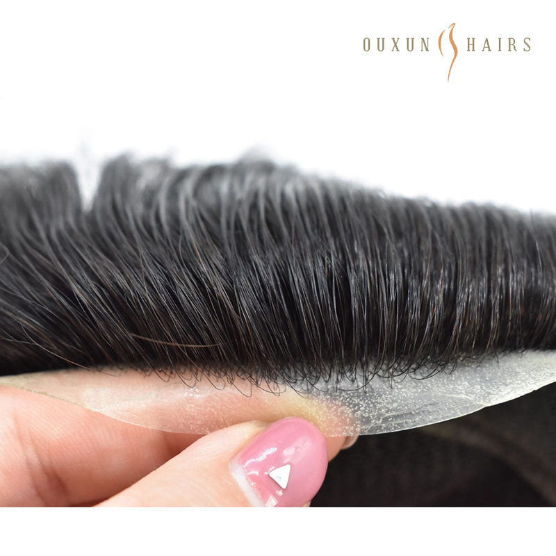 1b encaje negro con pu alrededor del peluquín de hombre Australia b (3)