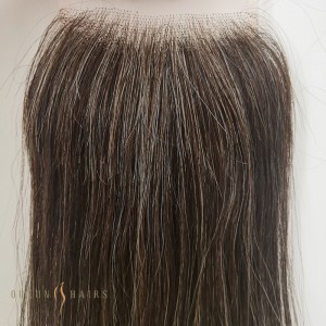 OXLC01 Customised 100% Raw Virgin Human Hair European Brazilian Premium Real Hair HD Swiss Lace 4×4’’ 12inch Length 1b/M2/613/2A-Boutique Wig Vendor