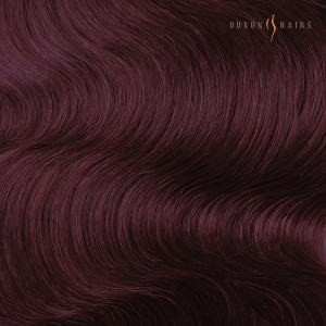 20″ Cherry Wine 99J Burgundy Brazilian Straight Bundles Human Remy Hair Weave