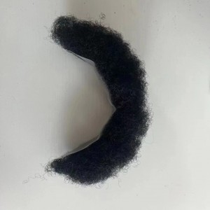 OXFS02 Front Men Toupee 100% Forehead Human Hair Piece For Men V Style Front Toupee Wig Remy Hair With Thin Skin Base Frontal Hairpiece Covering Receding Hairline Afro Curly -Hair Wig Factory
