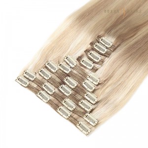 26inch SILKY Clip In 100% Real Remy Human Hair Extensions FULL HEAD 8-34Inch Balayage-Tape in Hair Vendors