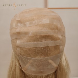 OXMW02 Childrens Wigs | Kids Medical Hair Loss Wigs For Dancers Silicone Medical Wigs for Cancer Cranial Hair Prosthesis | Cranial Prosthesis Wigs Full 100% Hand-tied Wigs-European Hair Wig Manufacturers