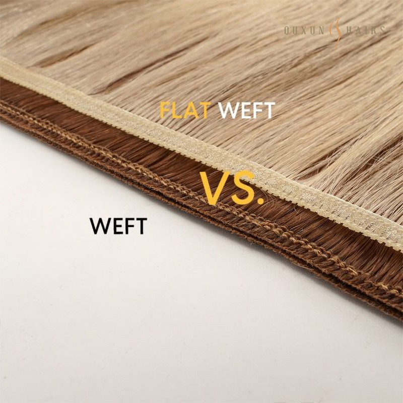 Mediae Brown Machina Weft Hair Tractus (VII)